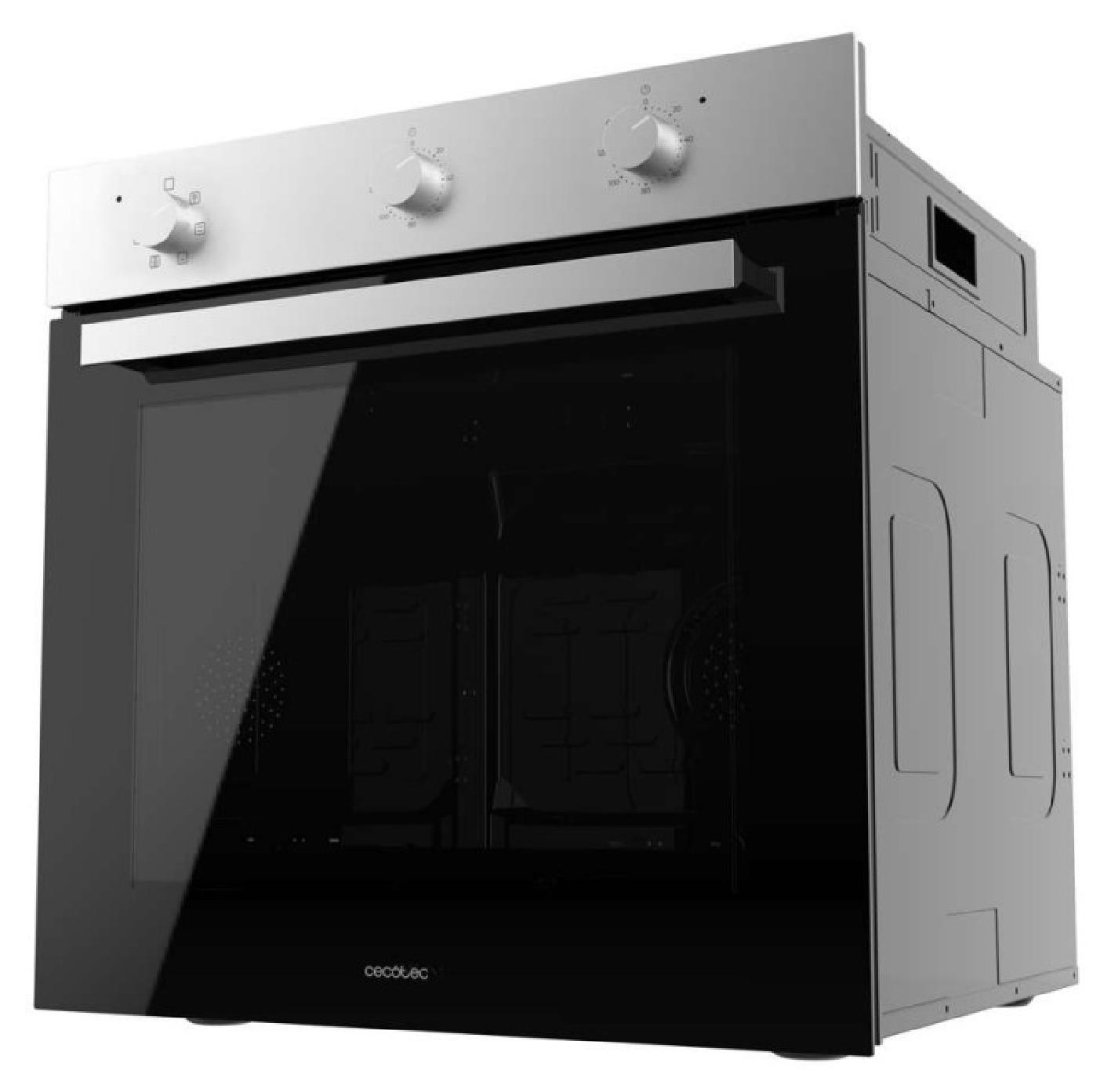 Cecotec Bolero Hexa M236000 Inox Time A, Medium, Elektrischer Ofen, 70 l, 2800 W, 70 l, Dampf