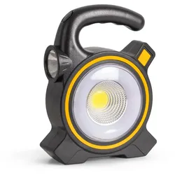 Entac LED Arbeitsleuchte Solar mit Powerbank