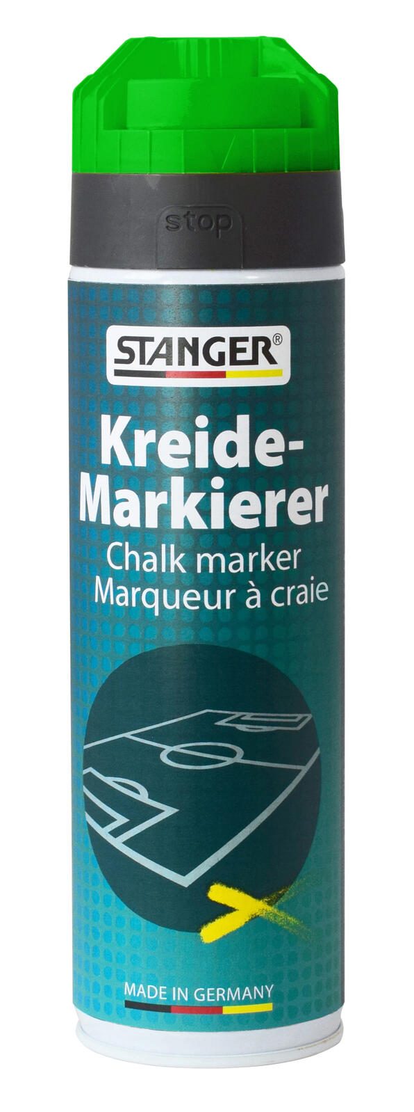 STANGER Markierungsspray Kreide-Markierer grün 117406