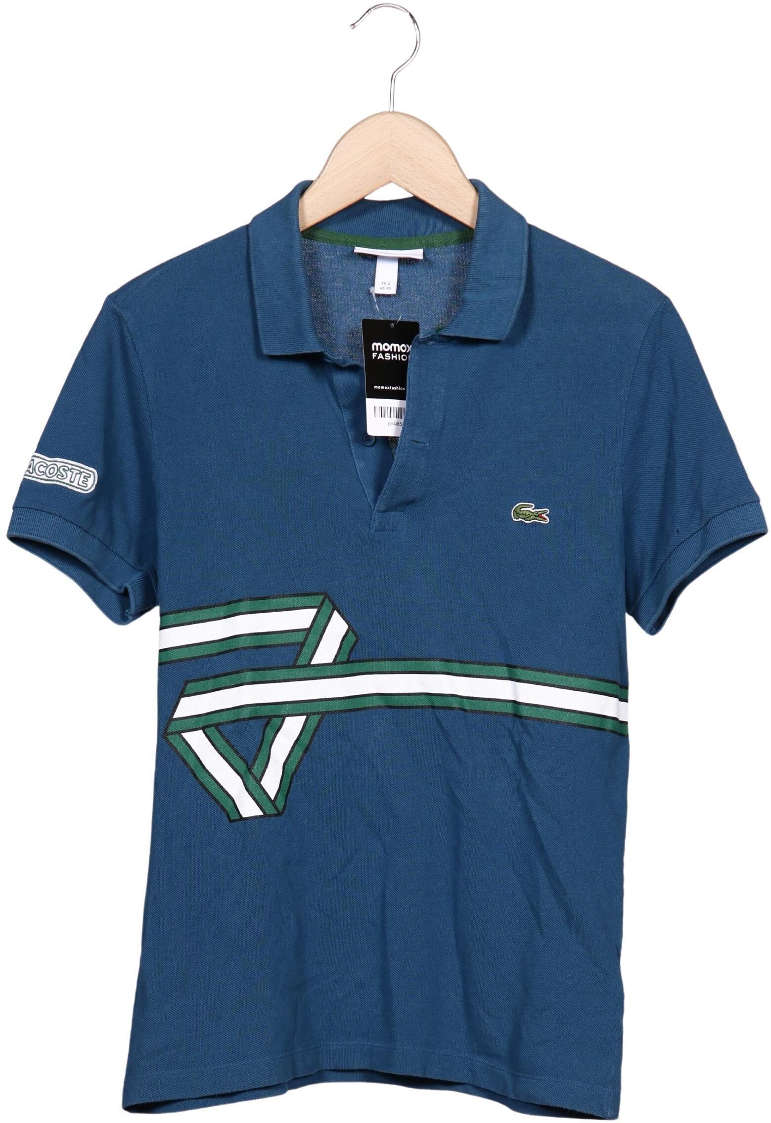 Lacoste Herren Poloshirt, Blau, Gr. S (Lacoste 2), Baumwolle - Second Hand