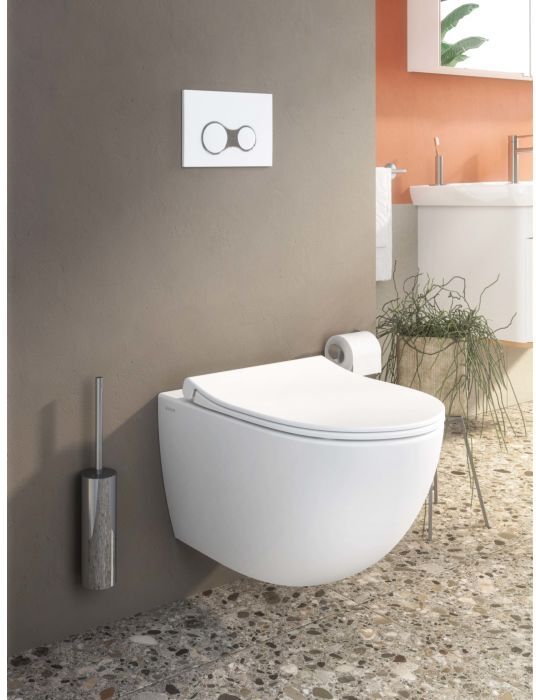 VitrA Sento Wand-Tiefspül-WC 7748B001-0101 36,5x54cm, 3/6 l, ohne Spülrand, Edelweiß