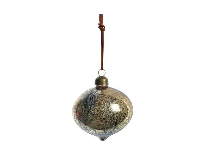 Lene Bjerre Boule de Noël Nosille 10 cm Argent-or