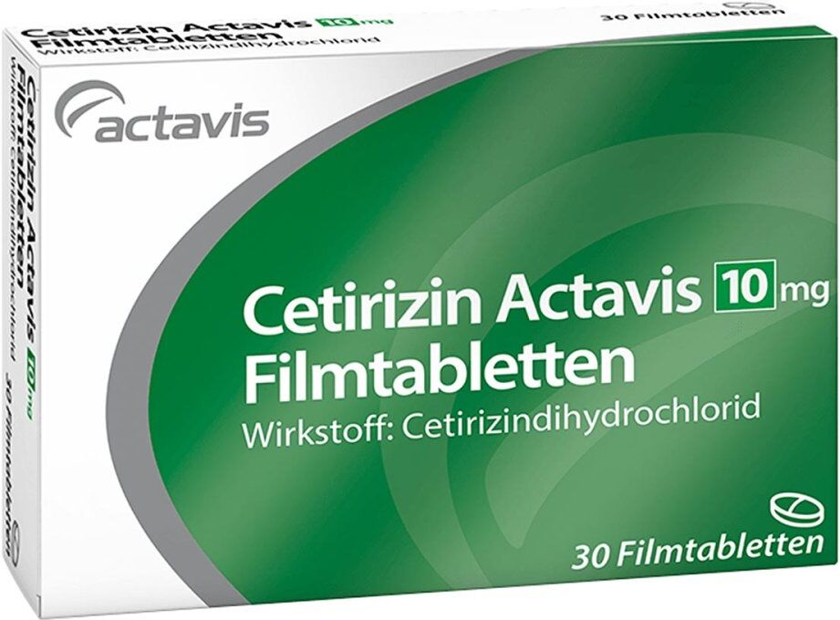 Cetirizin Actavis 10 mg Filmtabletten 30stk