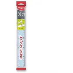 MAPED: Studie Unzerbrechliches Lineal aus unzerbrechlichem Kunststoff - 30 cm