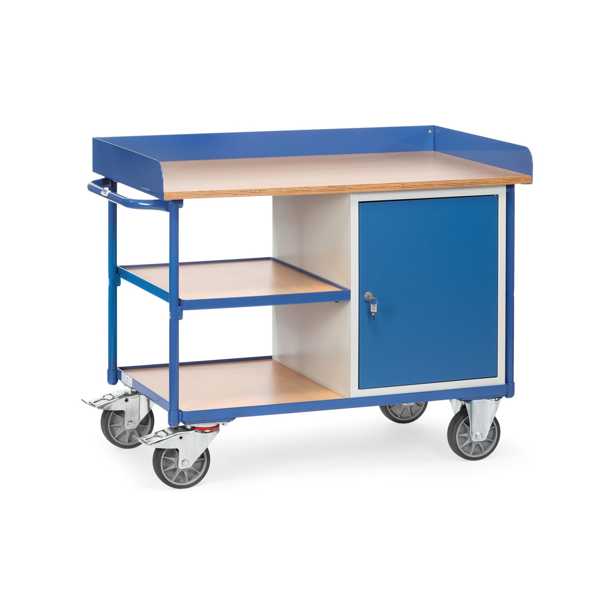 fetra Werkstattwagen 2435 - Tragkraft 400kg TPE-Reifen)