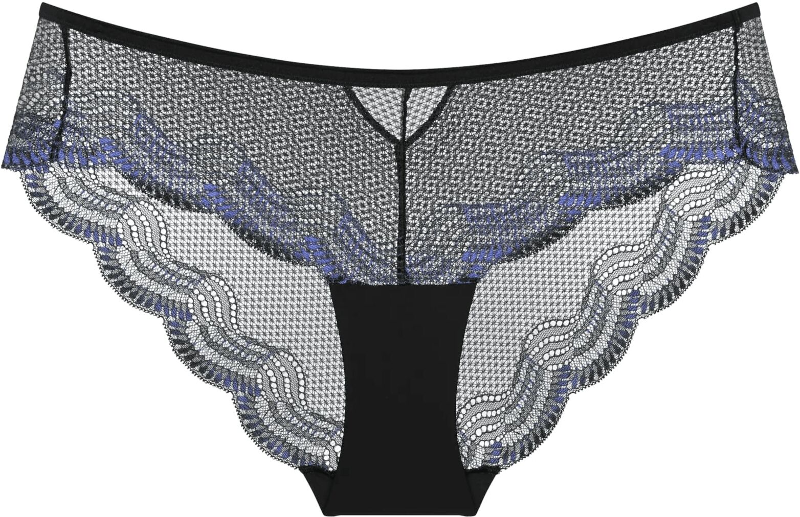 Slip TRIUMPH "Comfort Glam Hipster", Damen, Gr. 38, Spitze, schwarz, Spitze, Obermaterial: 80% Polyamid, 20% Polyester, körpernah, Unterhosen Slip, raffinierte Spitze schwarz 38, Spitze