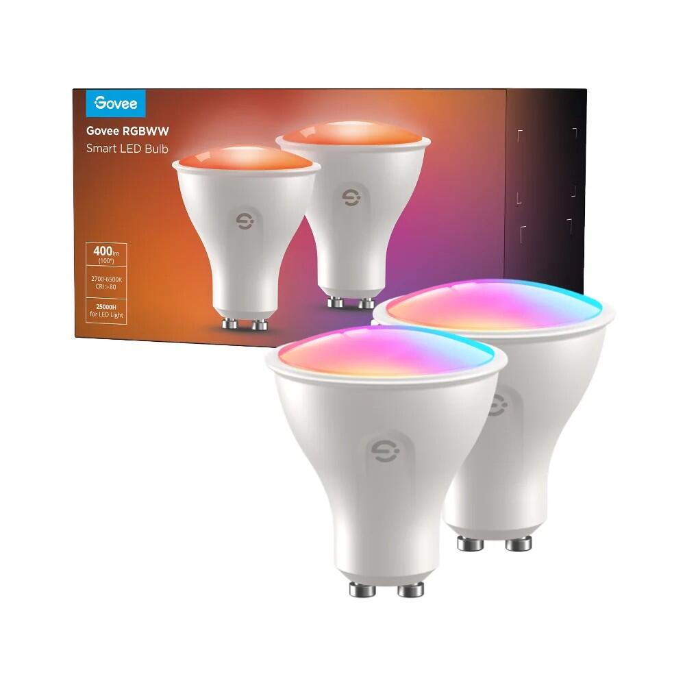Govee RGBIC Smart LED Glühbirne E27 400 Lumen (2 Pack) H600D3C1