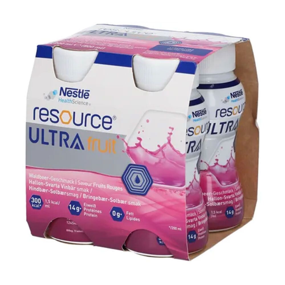 Resource Ultra Fruit Waldbeere flüssig 6x4x200 ml Flüssigkeit