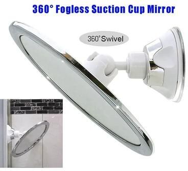 Inspire Essentials Fogless Shower Mirror With Suction Cup 360 Degree Rotating Makeup And Shaving Mirror Fogless Shower Mirror With Suction Cup 360 Degree Rotating Makeup And Shaving Mirror