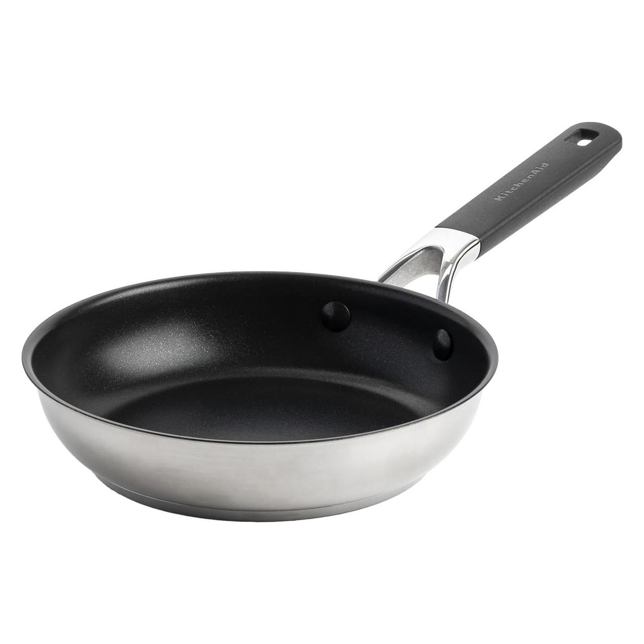 KitchenAid Classic Stainless Steel Non-Stick (CC005703-001) (Bratpfanne, Edelstahl, 30 x 50.90 cm) (CC005703-001)