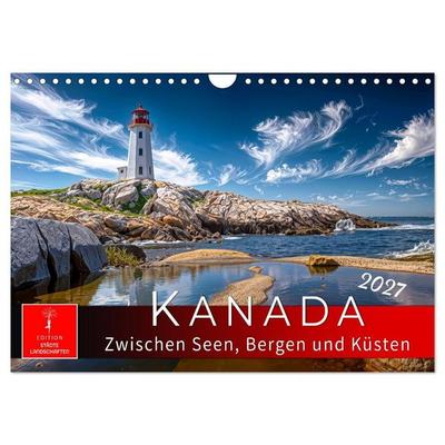 Kanada - zwischen Seen, Bergen und Küsten (Wandkalender 2027 DIN A4 quer), CALVENDO Monatskalender