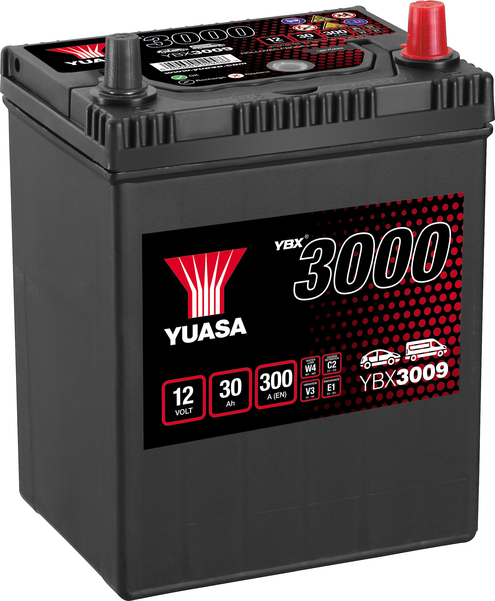 Yuasa Starterbatterie Ybx3000 Smf 12 V, 30 Ah, 300 A Ybx3009 12v 68ah 300a Für Mazda