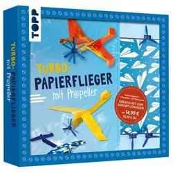 Kreativset "Turbo-Papierflieger mit Propeller"