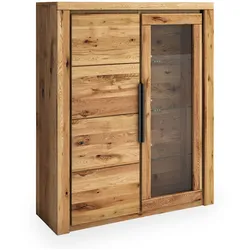 Vitrine self JOOST (BHT 108x141x40 cm) - braun - BHT 108x141x40 cm