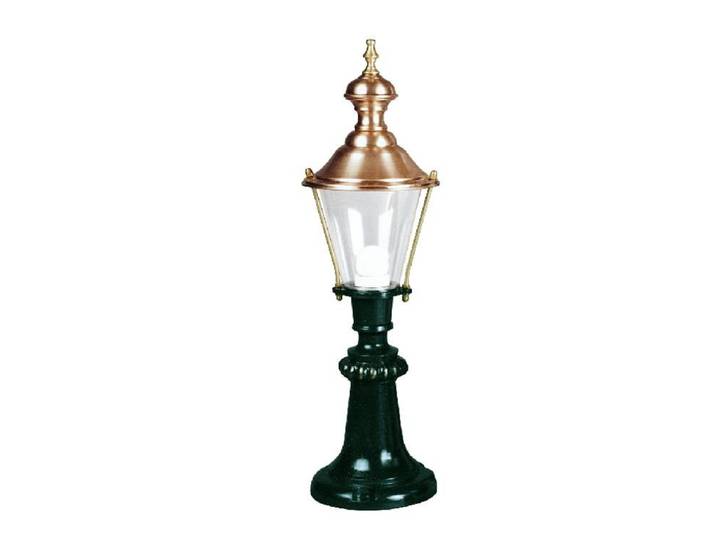 Nostalgische sokkel lamp Breda A 209 antraciet KS Verlichting - 1106