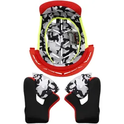 LS2 Innenpolster für MX437 Evo Helm - rot - 2XS