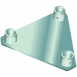 Alutruss DECOLOCK DQ3-BP Bodenplatte, Montage Lichttechnik, Silber