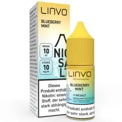 Linvo Blueberry Mint NicSalt Liquid 10ml / 10mg
