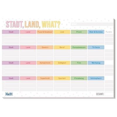 Tisch-Block Stadt-Land-What? A5
