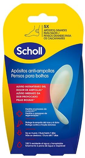 Scholl Apósitos Anti-Ampollas Grandes