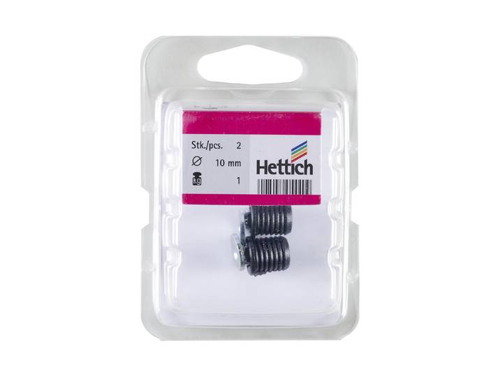 Hettich Magnetschnäpper 9291180 Kunststoff, Stahl Schwarz 12 mm