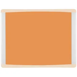 Bi-Office Inka Magnettafel Tangerine, 35,5x28cm, Oberfläche aus Lackiertem Stahl, Rahmen aus Aluminium und beigem Kunststoff