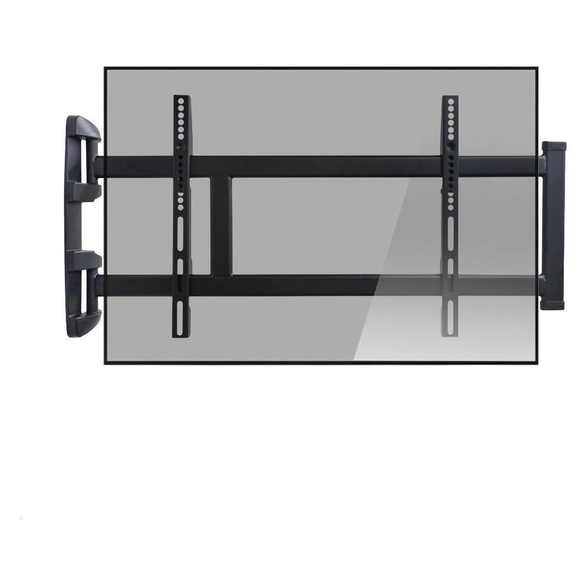 MonLines MWH035B schwenkbare TV Wandhalterung bis 70 Zoll, schwarz (40 kg, 32" - 70") (54192932)