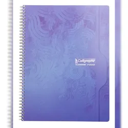 Calligraphe 5x Spiralblock 24x32 70g 90 Seiten F-Lin- Sortiert 360C