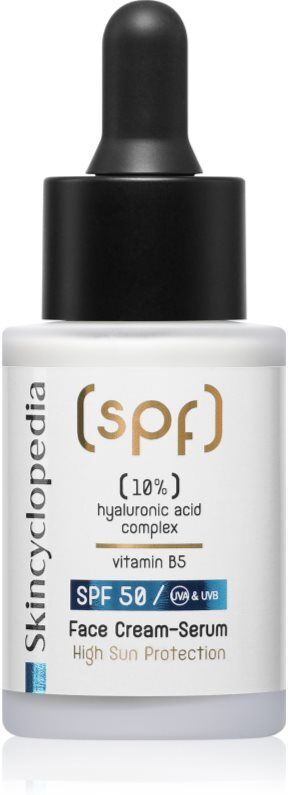 Skincyclopedia 10% Hyaluronic Acid Complex + Vitamin B5 cream serum SPF 50 30 ml