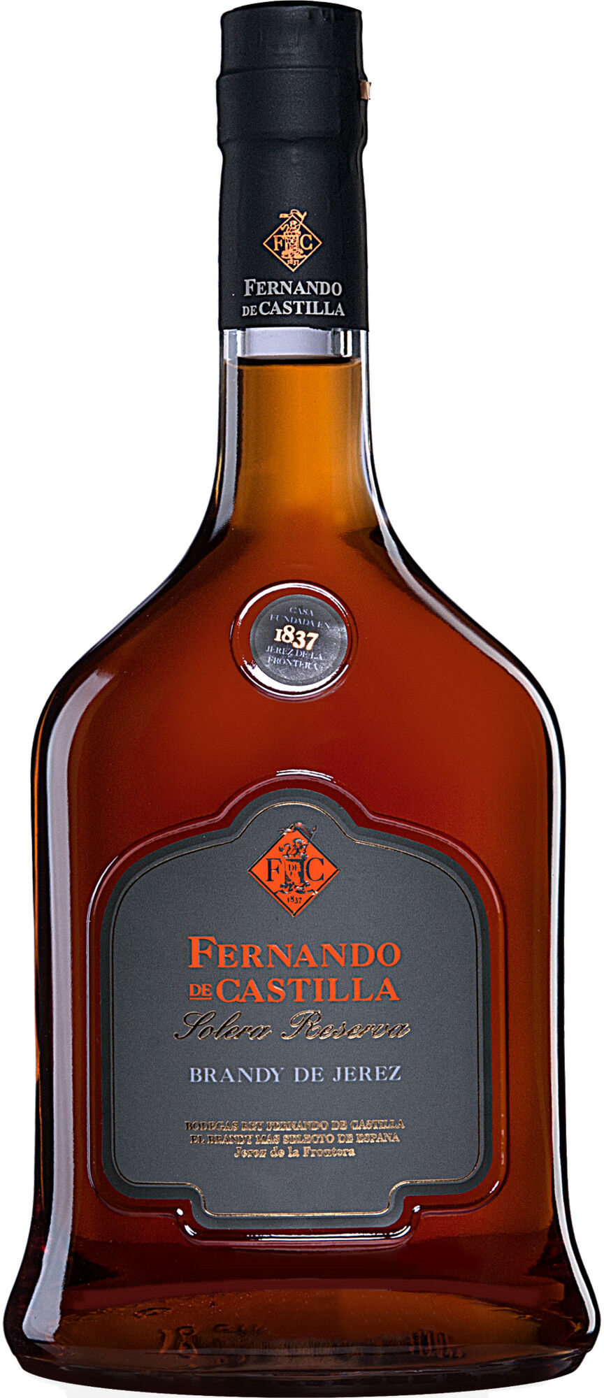 Rey Fernando de Castilla Brandy Fernando de Castilla Reserva - 0,7 L. 36% Vol. Brandy aus Spanien