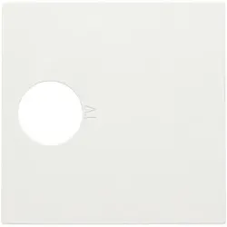 Niko Züblin 101-69101 Abdeckung für einfachen Koaxialanschluss für TV white 10169101