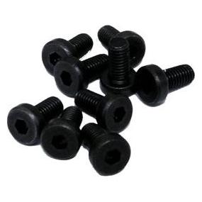 Aquatuning Schraube DIN 7984 M3 x 6 Innensechskant flach schwarz 1 Stück (94541)