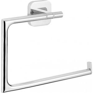 Tesa Handtuchhalter Elegaant 40438, silber, zur Wandmontage, verchromtes Metall, Länge 18,5 cm
