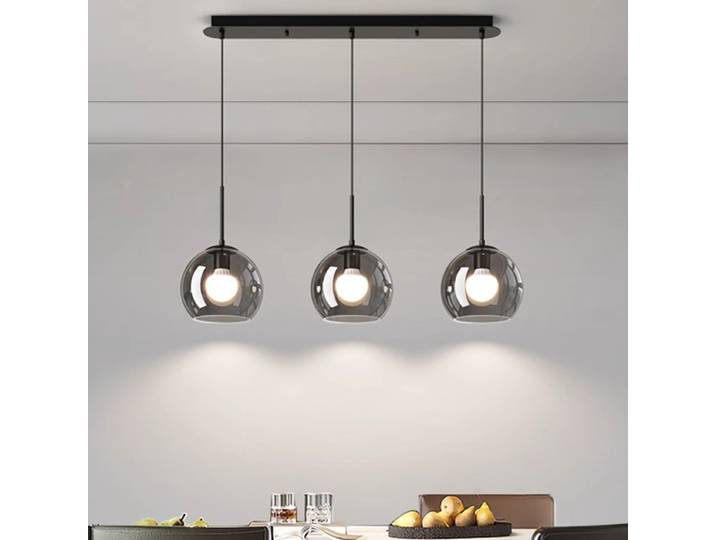 Lampes suspendues modernes pour restaurants, luminaires de plafond pour intérieurs, lampes suspendues à LED, éclairage intelligent à commande par application.