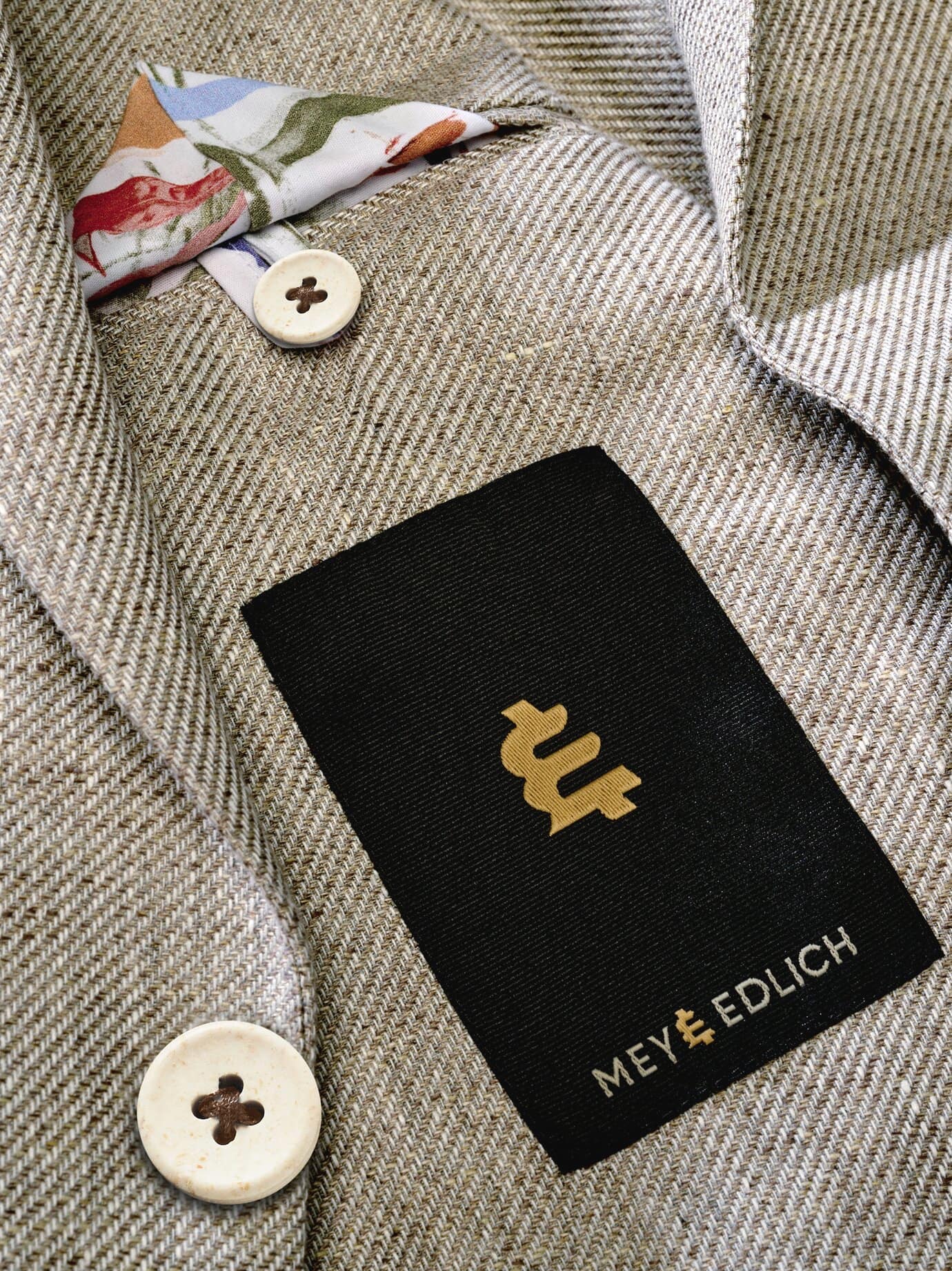 Mey & Edlich Toskana-Leinenanzugsakko Beige 54