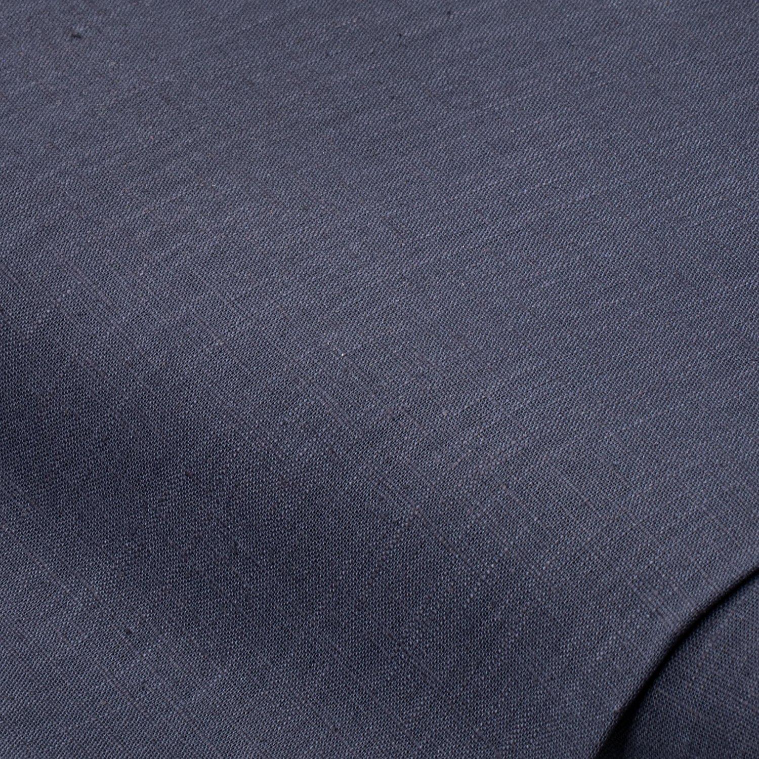 Baumwoll-Leinen-Mischgewebe "Natural", jeansblau
