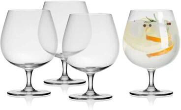 Mikasa Set of 4 Craft Gin Balloon Glasses, 22 Oz