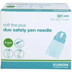 Klinion Soft Fine Plus Duosafety Penneedle 30G 5Mm 100 ST