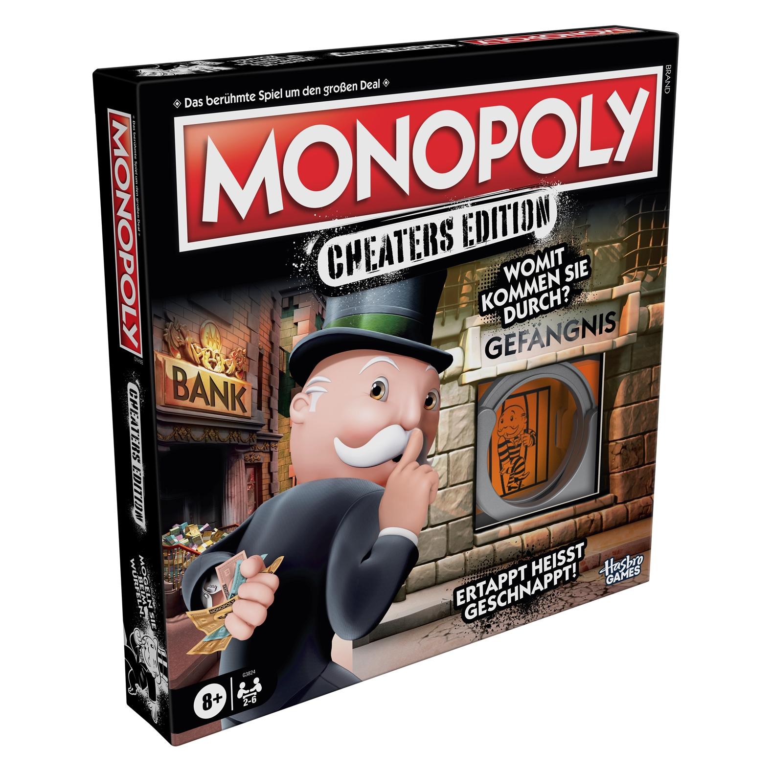 Hasbro Gaming Monopoly Cheaters Refresh (Deutsch, 2 - 6 Spieler) (G3824100)