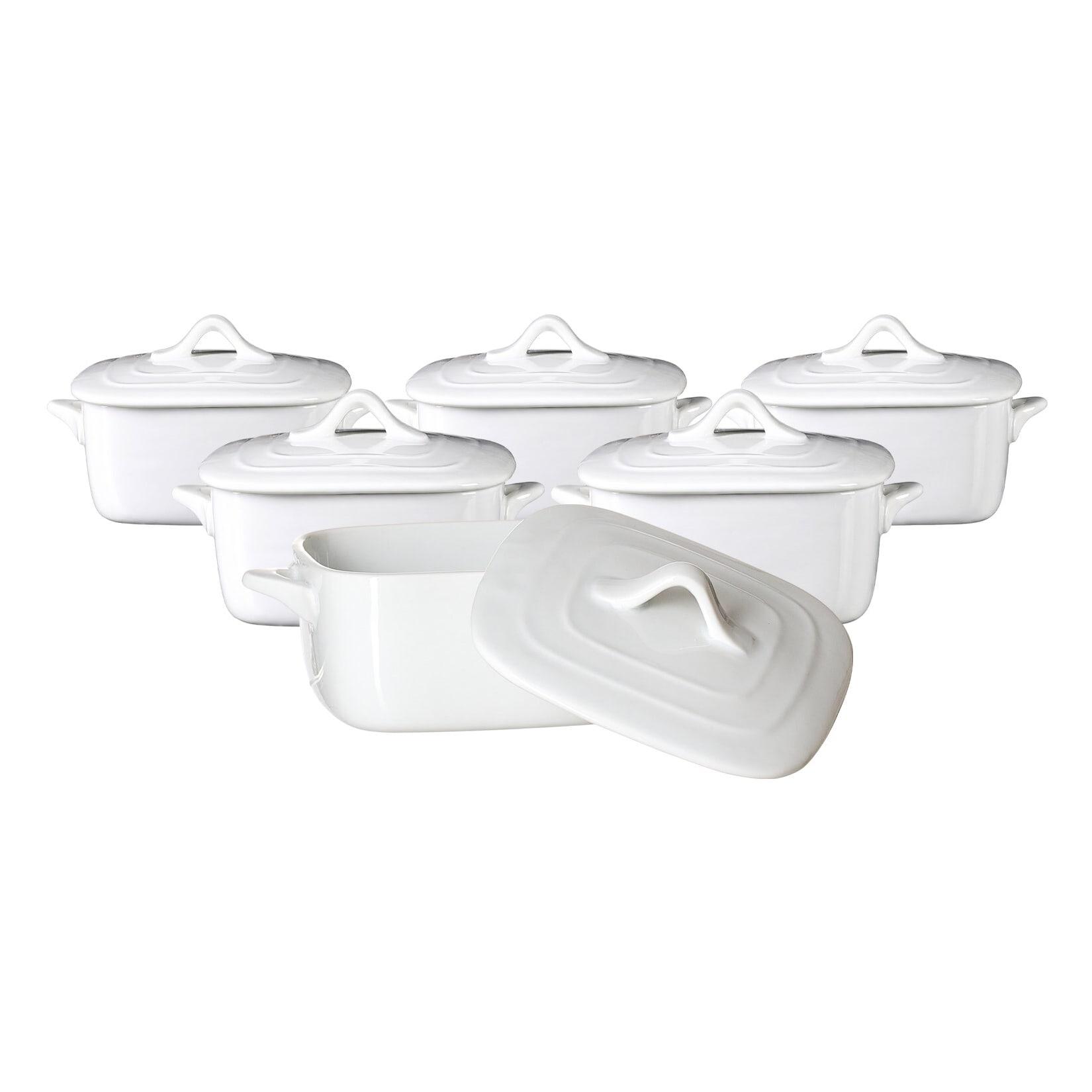 Ritzenhoff & Breker Mini-Terrinen Bianco 10,5 x 10,5 cm 6er Set