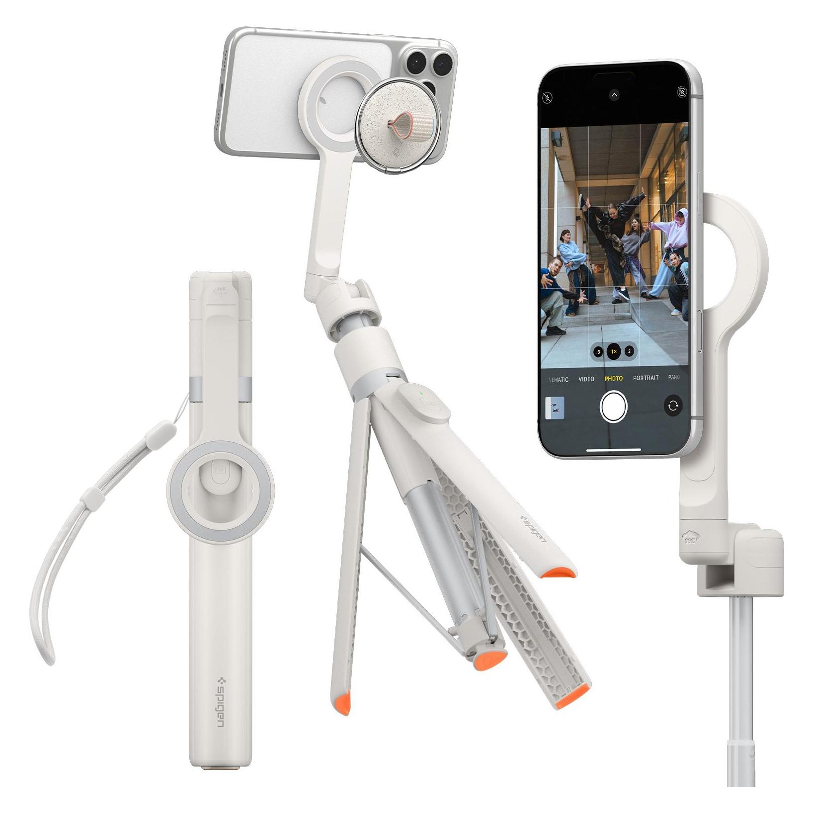 Spigen MagSafe Tripod Selfie Stick, dune beige (SPIGEN)
