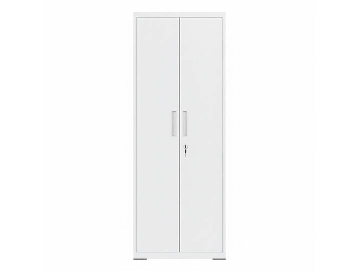 JOYFURNOS Armoire de classement 4 niveaux, Armoire polyvalente, Armoire de rangement en acier, Portes doubles, Gris