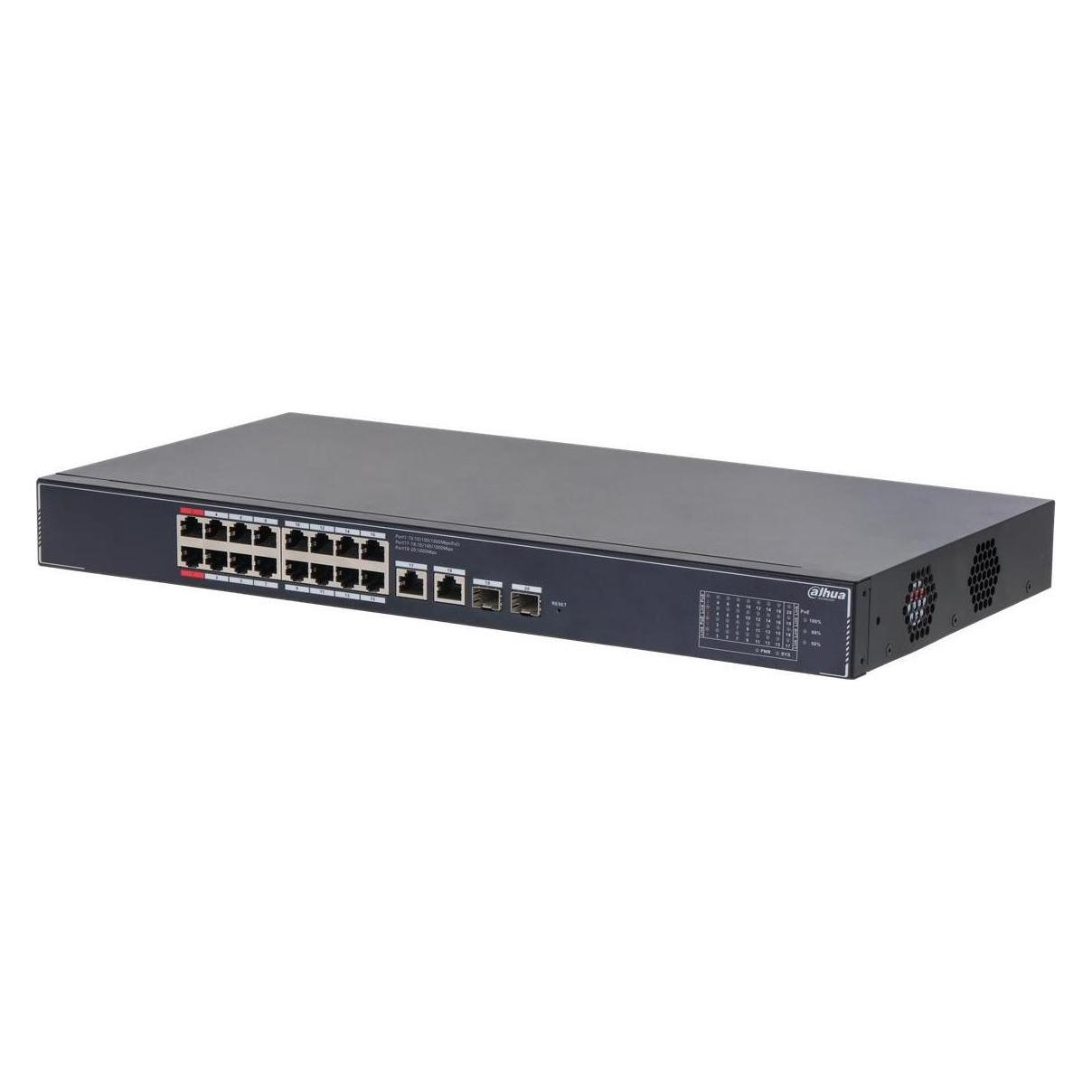 Dahua Switch||DH-SG4020LP|Type L2|PoE ports 16|190 Watts|SG4020LP (16 Ports) (SG4020LP)