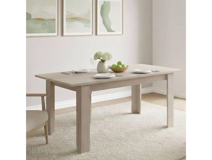 Dmora - Ausziehbarer Tisch Corbara, Küchenkonsole, Esstisch mit Verlängerung, Ausziehbares Küchenregal, Made in Italy, 137x90 h79 cm, Eiche