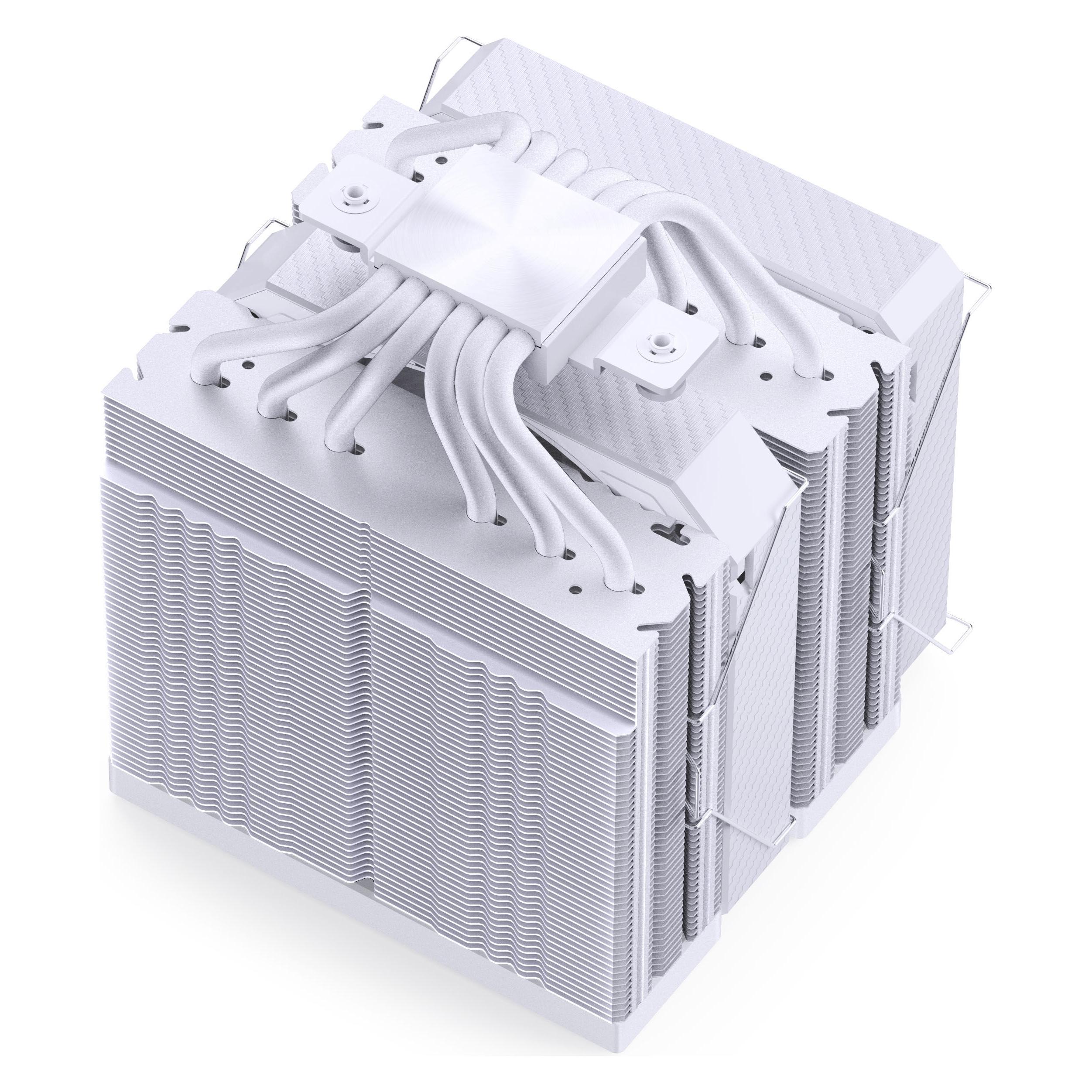 Jonsbo HX6280 CPU-Kühler, PWM, RGB - 130mm, weiss (HX6280 WHITE)