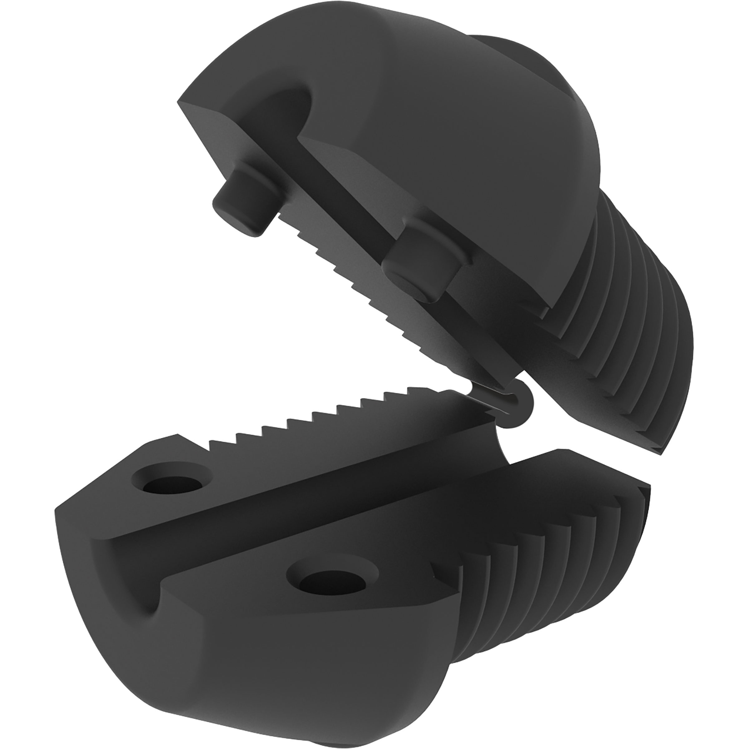 Leki Endkappe M8 Stock-Zubehör grau Größe 12MM Trekking
