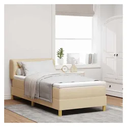 vidaXL, Boxspringbett, Tatones (Linien-Design) (100 x 200 cm)