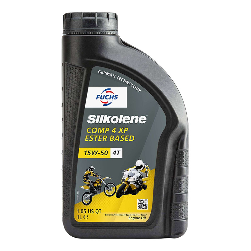 Huile moteur Silkolene Comp 4 15W50 XP 4 temps 1L