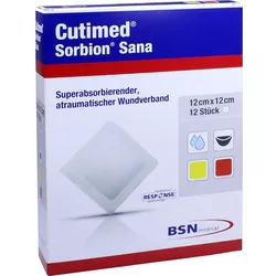 Cutimed Sorbion Sana 12x12cm 12 ST