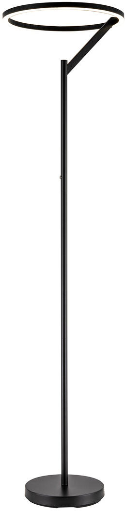 Fairmont Park 180cm LED Traditional Floor Lamp Matte Black/Black 180cm H X 45cm W X 45cm D